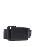 Stone Island 9300001 compass-logo buckle belt - Black