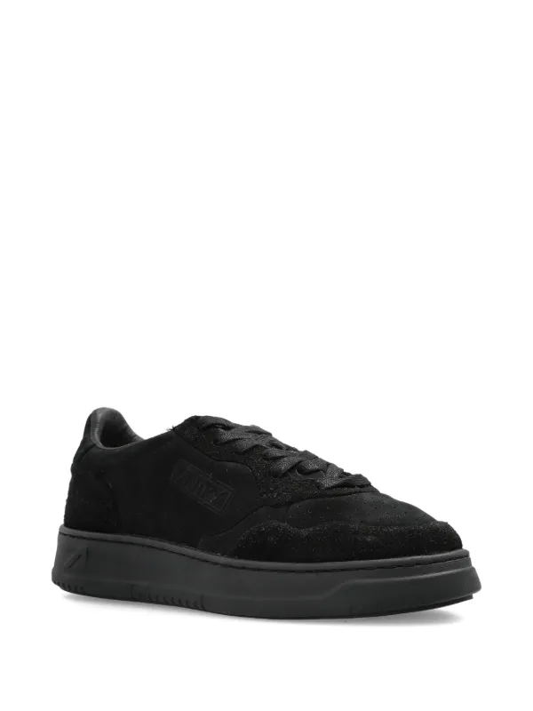 スニーカー AUTRY Black Suede Medalist Sneakers Autry Medalist Suede low-top Sneakers | Black | FARFETCH