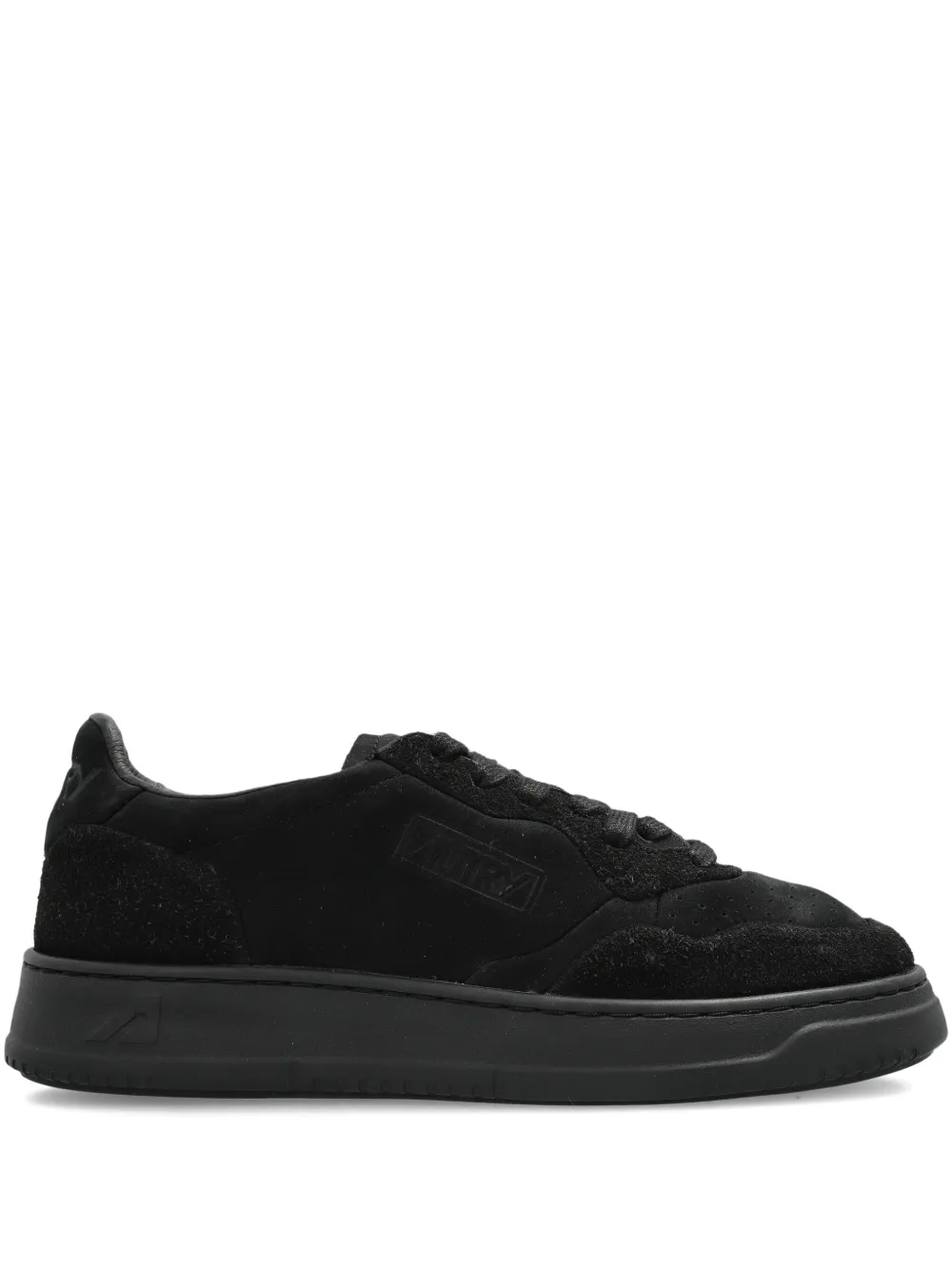 Autry Medalist suede low-top sneakers Black