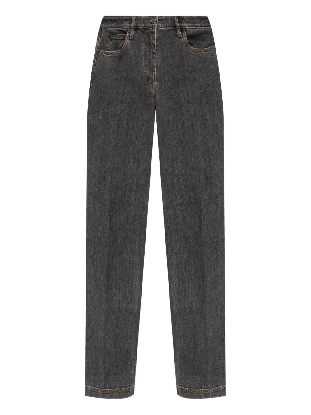 ETRO Pegaso-motif jeans Grijs