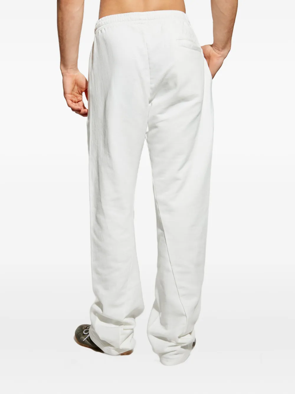 MM6 Maison Margiela Trainingsbroek met elastische tailleband Wit