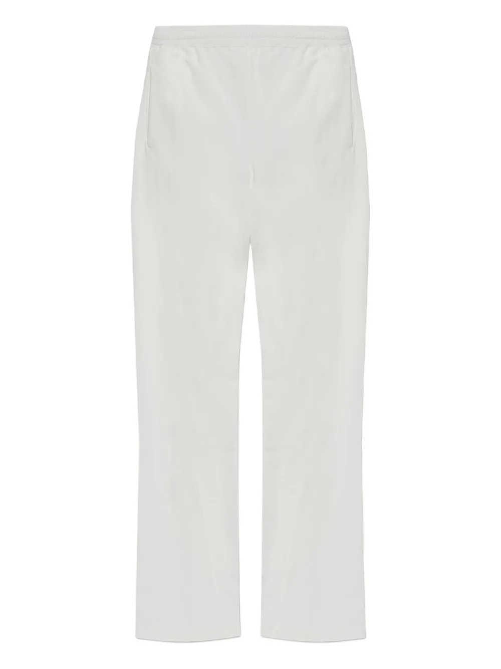 MM6 Maison Margiela elasticated-waistband cotton track pants Wit