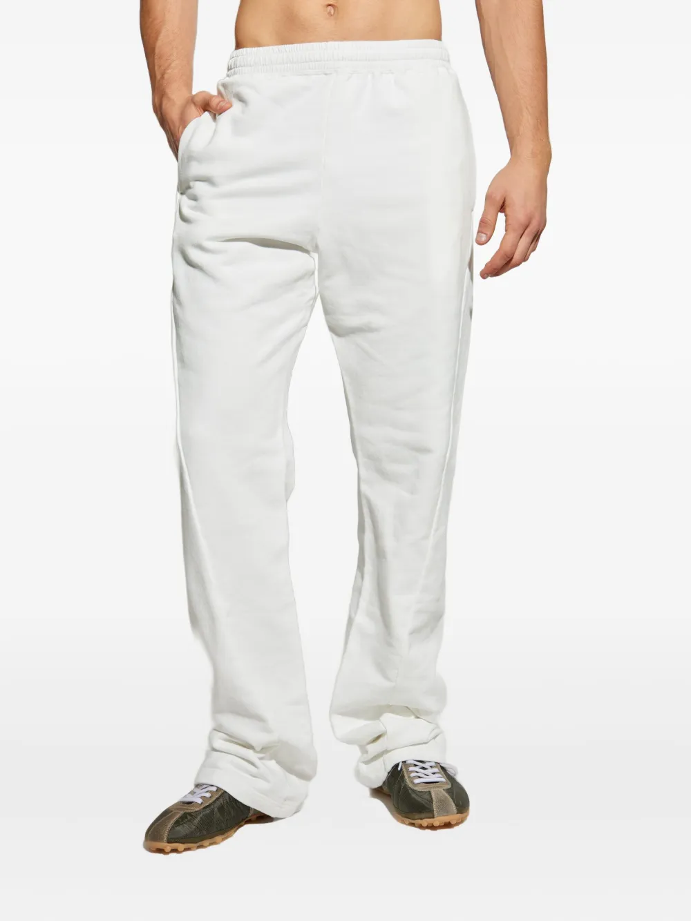 MM6 Maison Margiela Trainingsbroek met elastische tailleband Wit