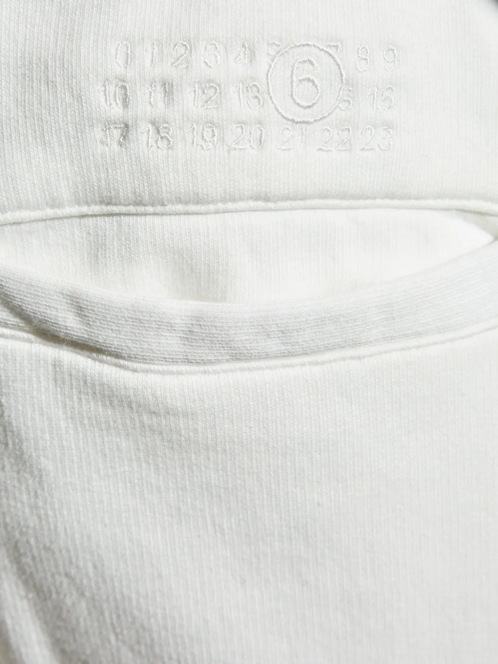 MM6 Maison Margiela Trainingsbroek met elastische tailleband Wit