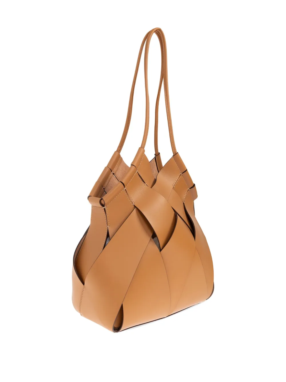 Ulla Johnson Charlotte woven leather tote bag Bruin