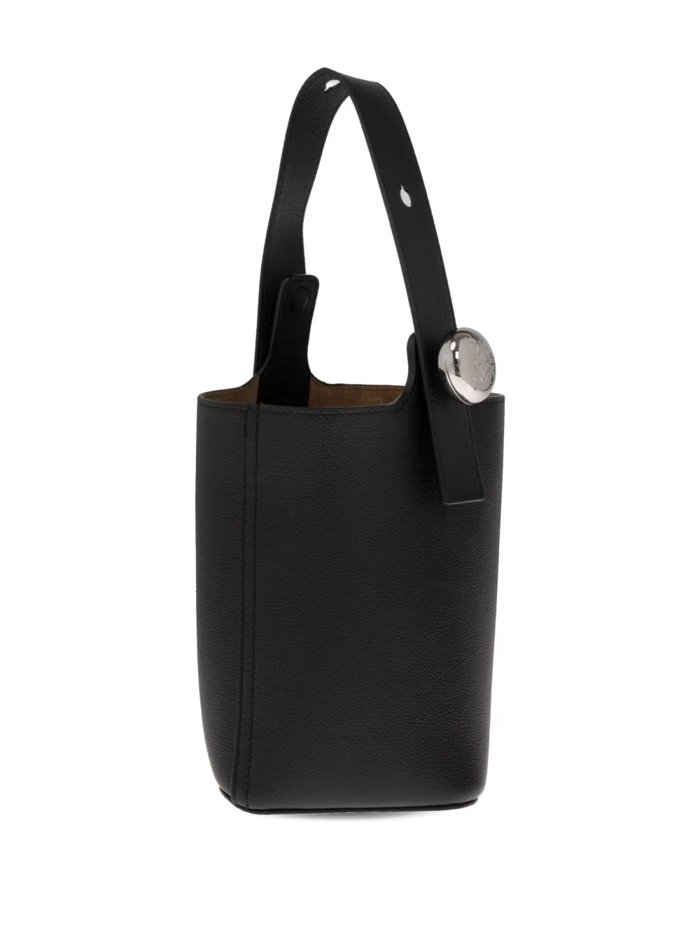 Loewe Leather Top-handle Mini Bag In Black