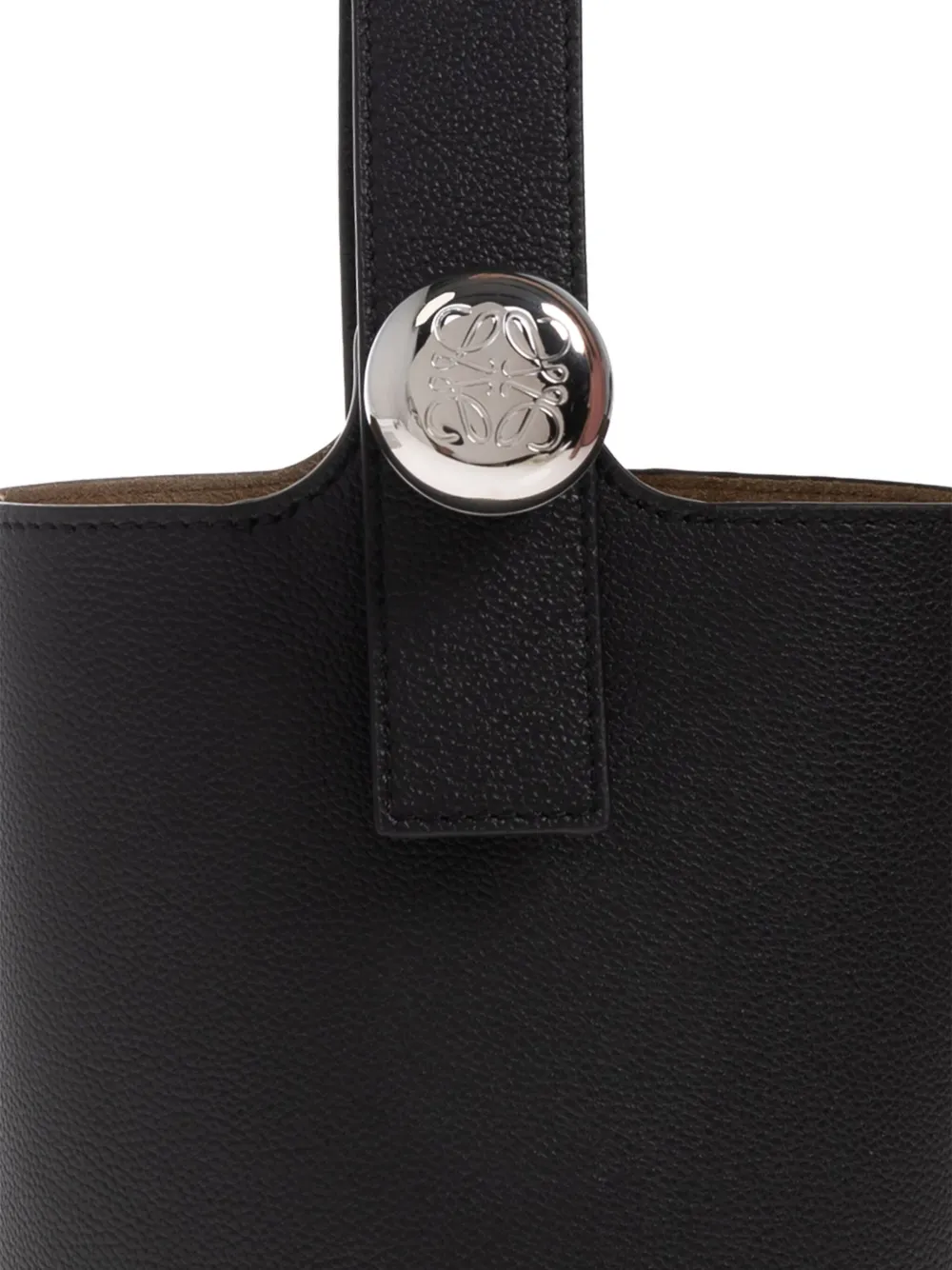 Loewe Leather Top-handle Mini Bag In Black