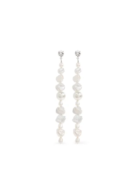 Forte Forte baroque-pearl crystal earrings