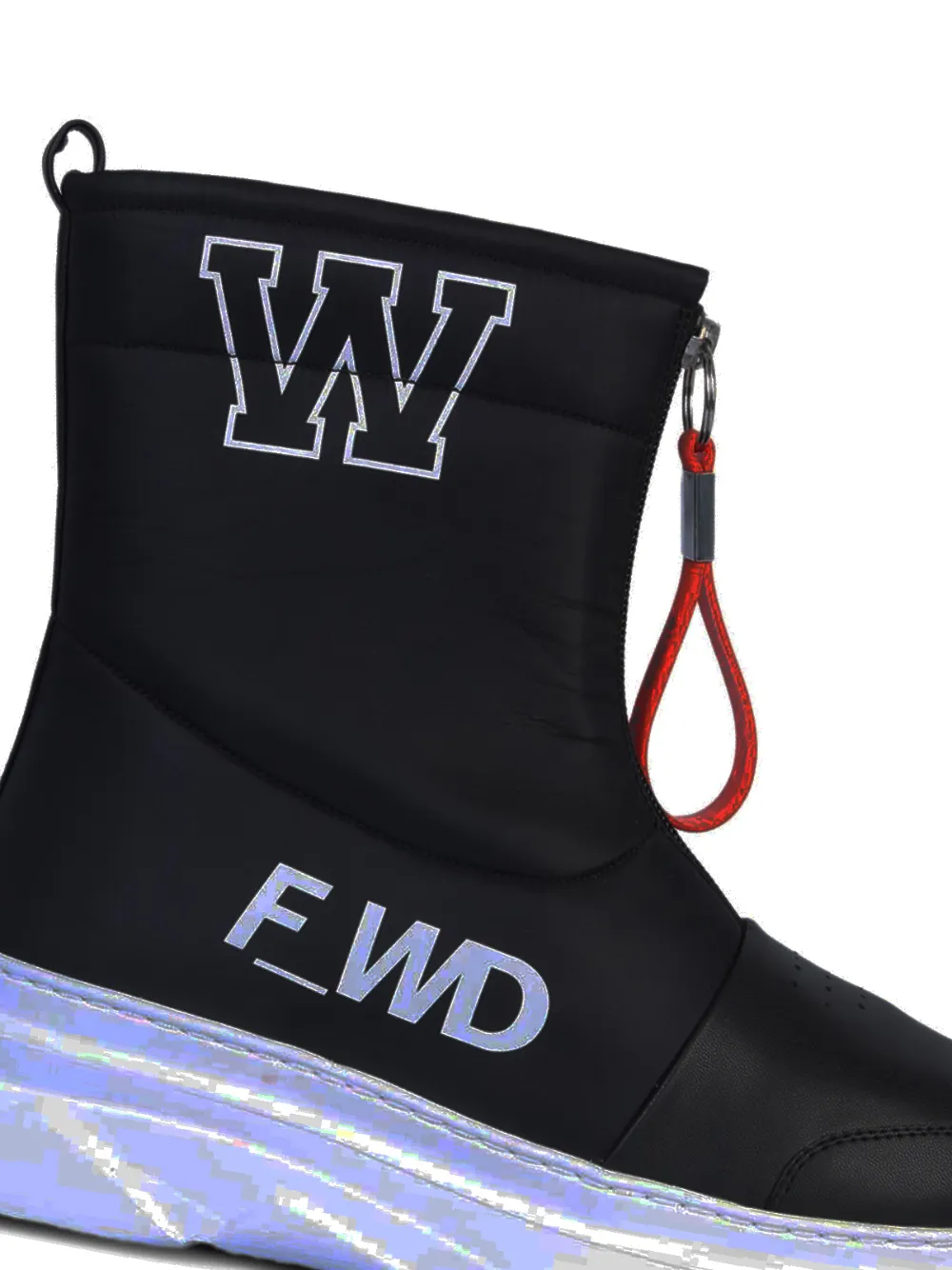 F_WD logo zip boots | Rain & Snow Boots | Image 2