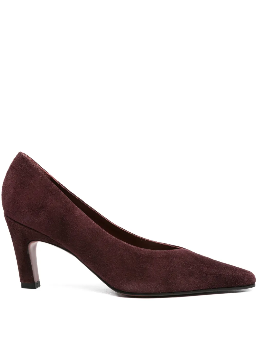 Roberto Festa 70mm pointed-toe suede pumps Purple
