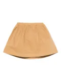 ETRO KIDS elastic-waistband mini skirt - Neutrals
