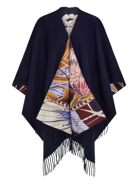Ferragamo fringe cape