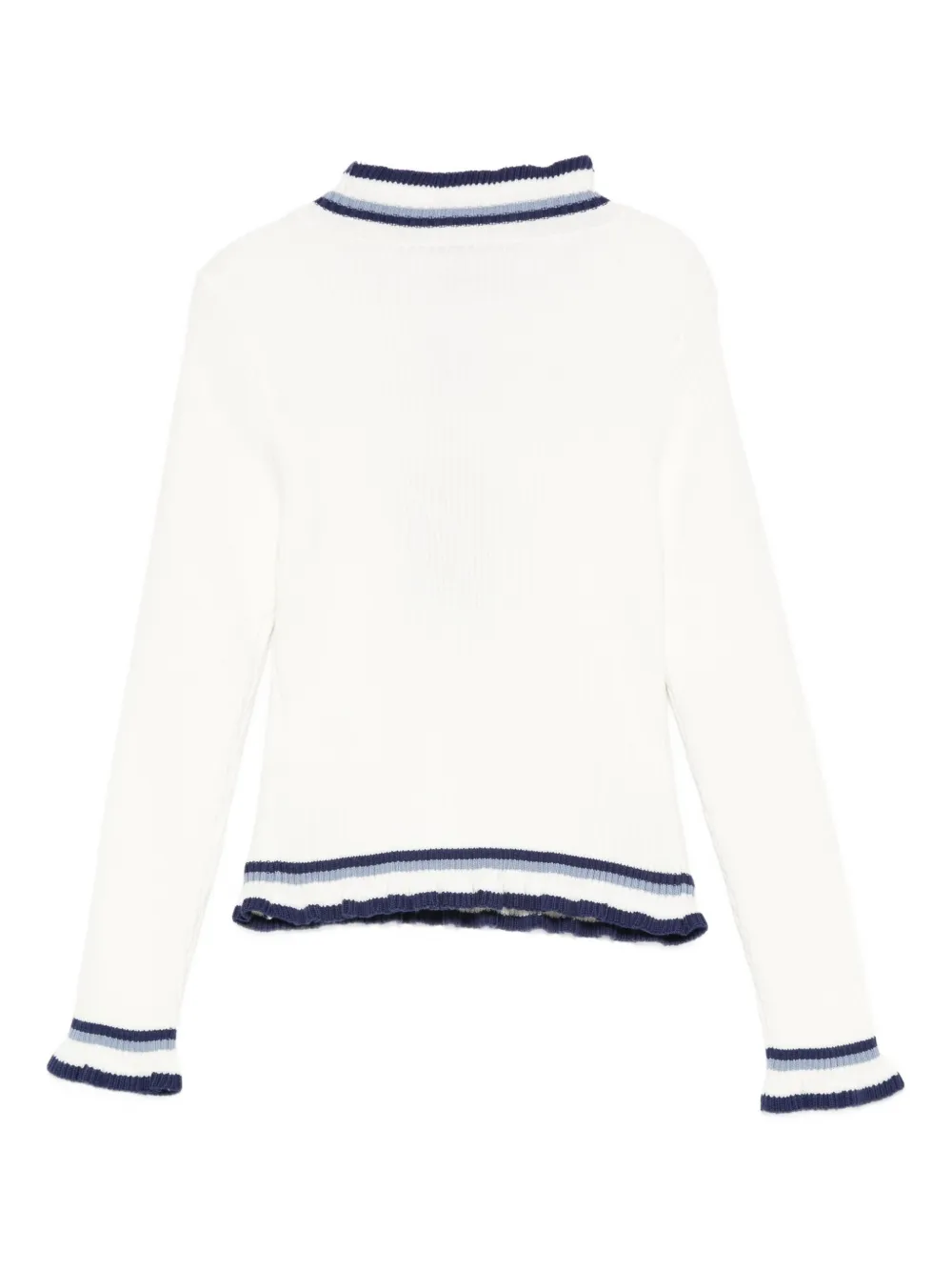 ETRO KIDS Trui met borduurwerk en ruches Beige