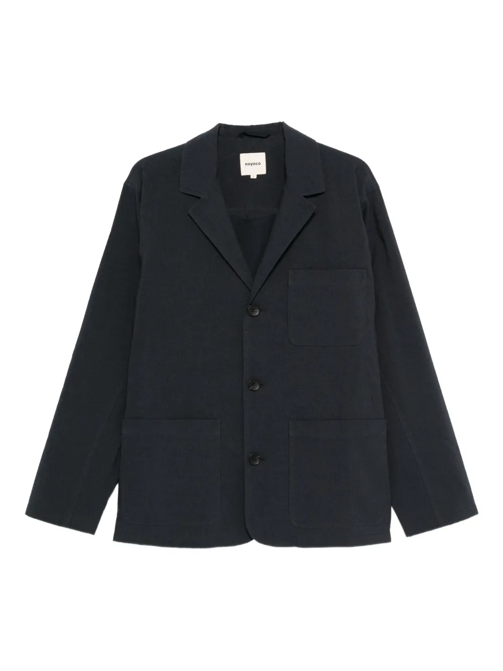 Nairo three-button patch-pocket jacket