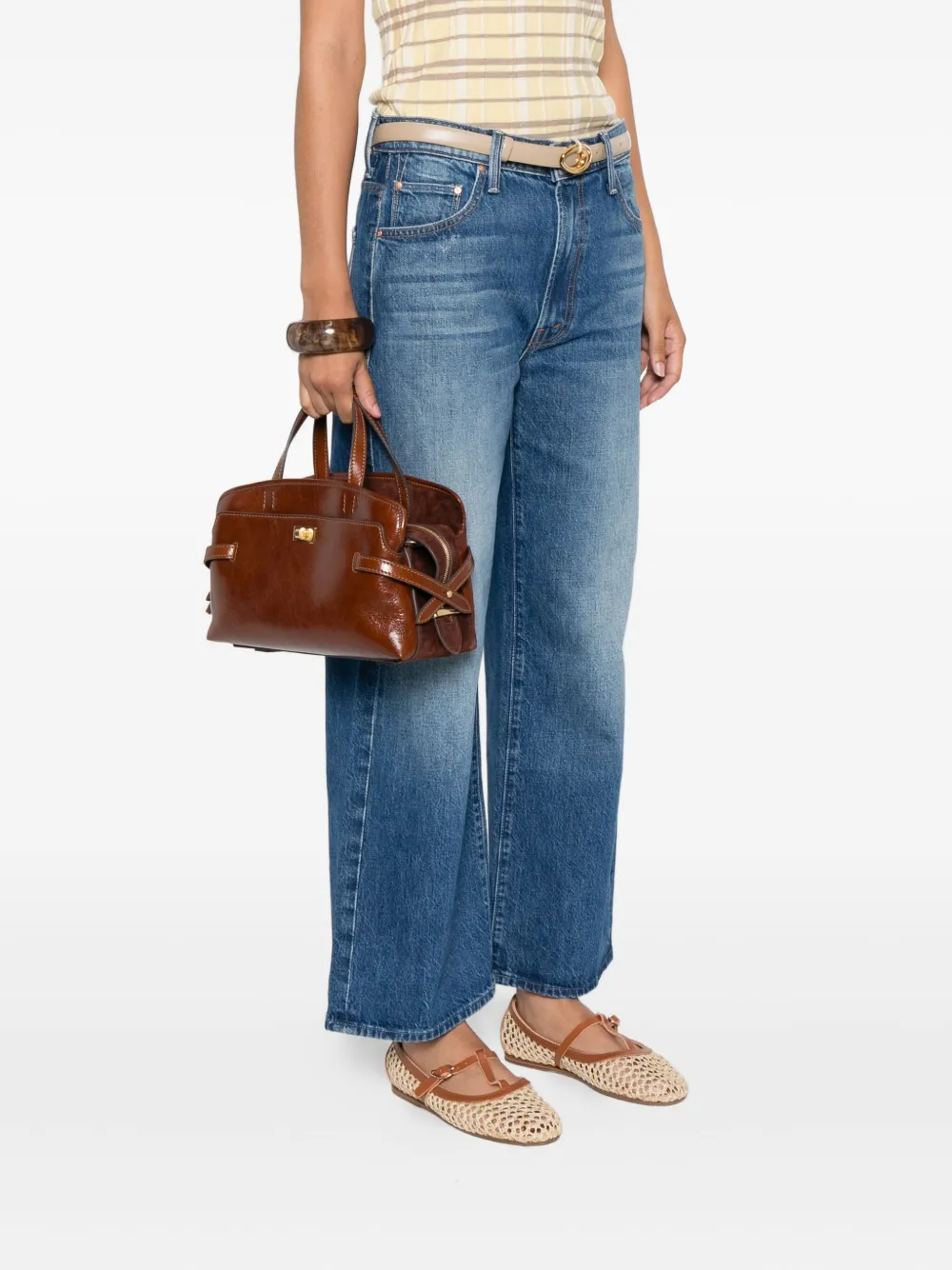 Anya Hindmarch Wilson leren shopper - Bruin