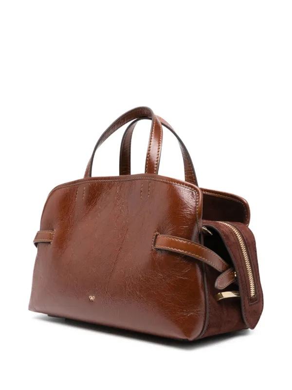 Anya Hindmarch Wilson ハンドバッグ | ブラウン | FARFETCH JP