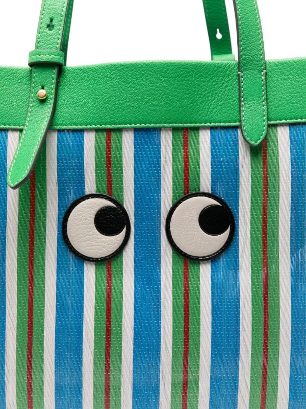 Anya Hindmarch E/W Eyes Tote Bag | Green | FARFETCH