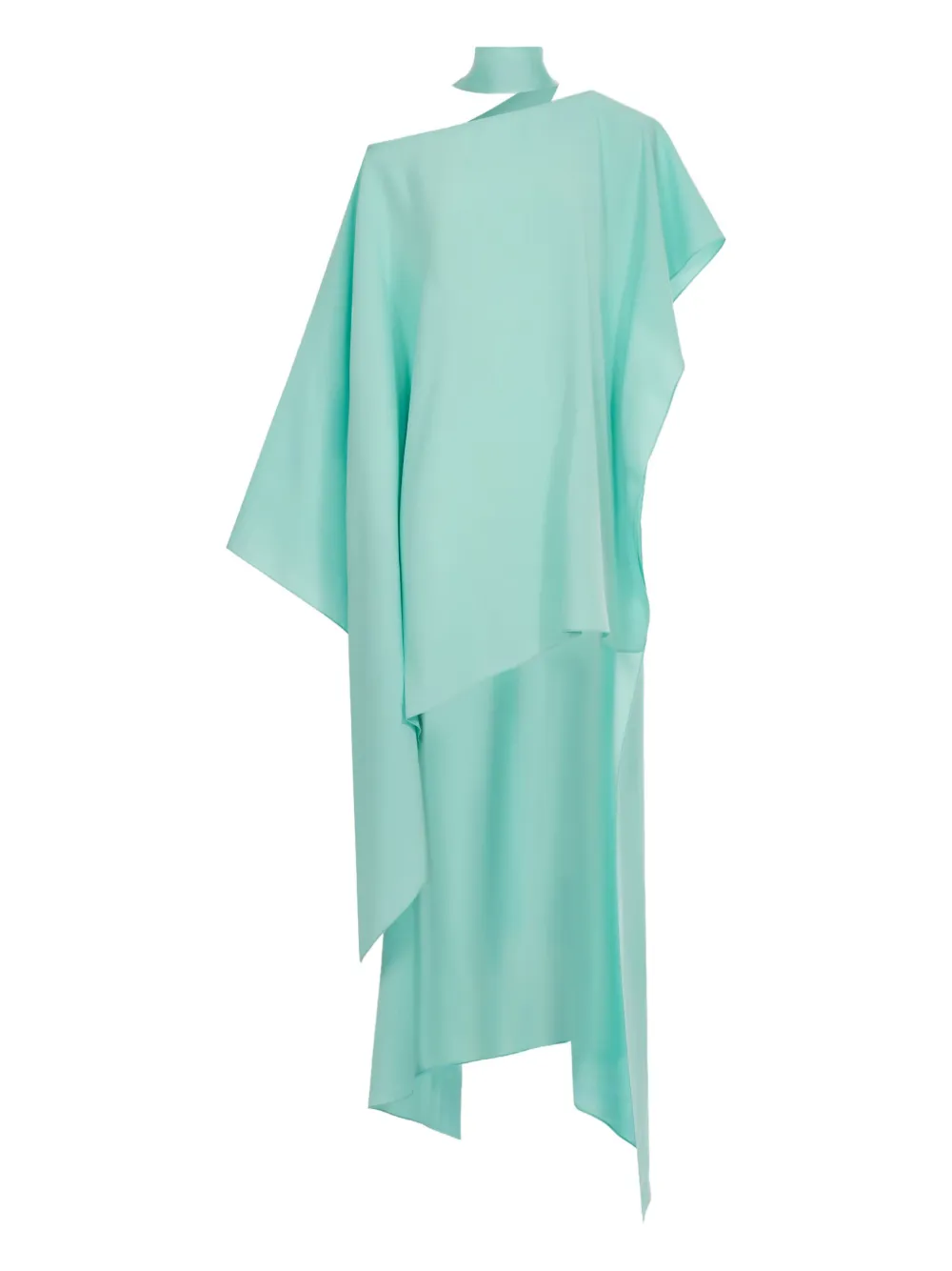 Taller Marmo Trebbia maxi-jurk met asymmetrische hals Blauw