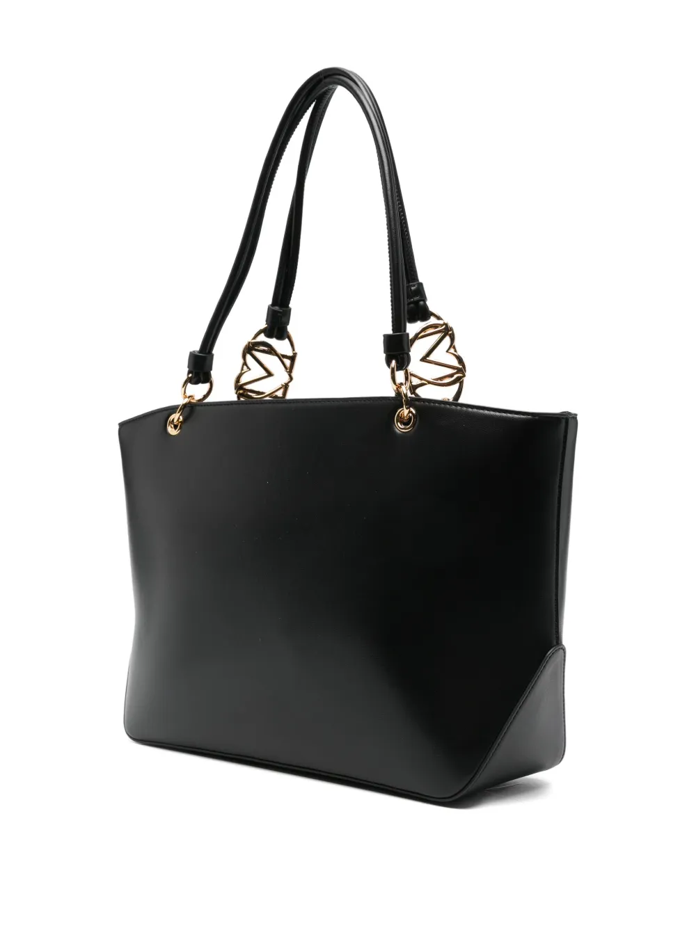 Love Moschino chain-link tote bag Zwart