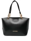 Love Moschino chain-link tote bag - Black