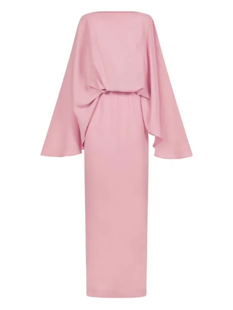 Taller Marmo Eolia cape-sleeve maxi dress