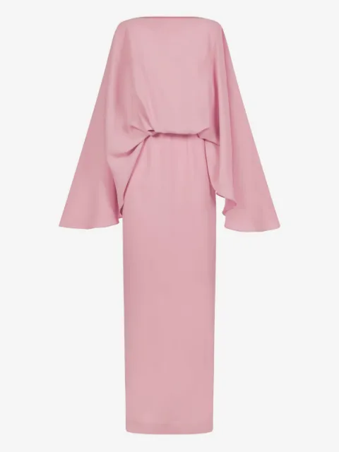 Taller Marmo Eolia cape-sleeve maxi dress