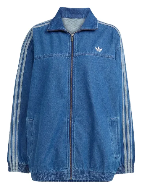 adidas Adilenium stripe-detail denim jacket