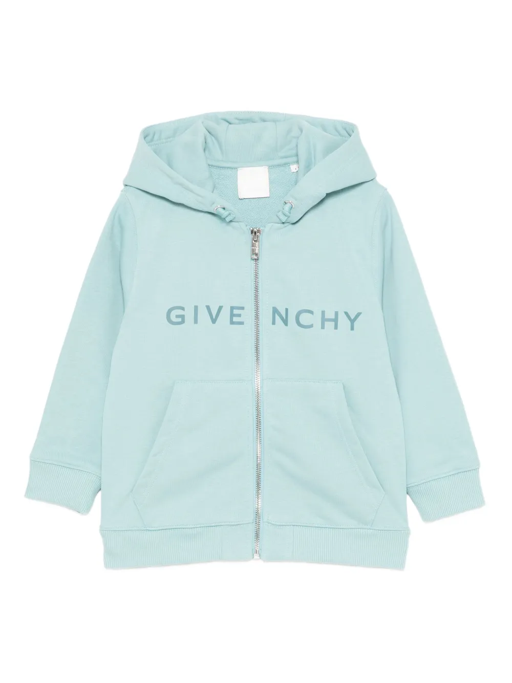 Givenchy Kids logo-print hoodie | Blue | Image 1