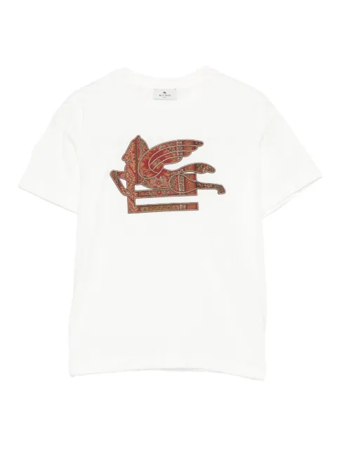 ETRO KIDS T-shirt med Pegasus-motiv