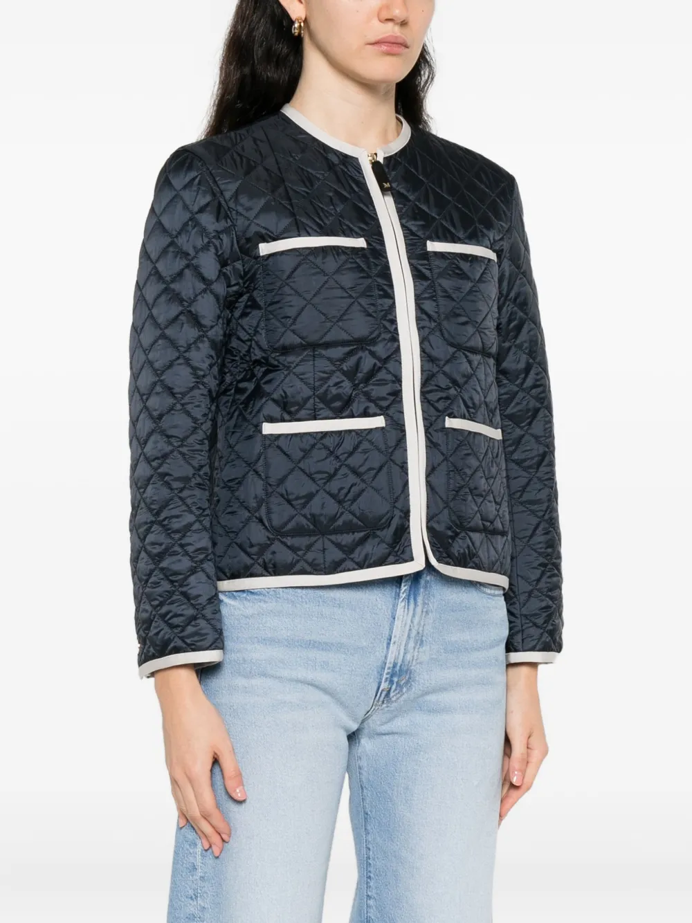 Max Mara CELESTE gewatteerd jack met zak Blauw