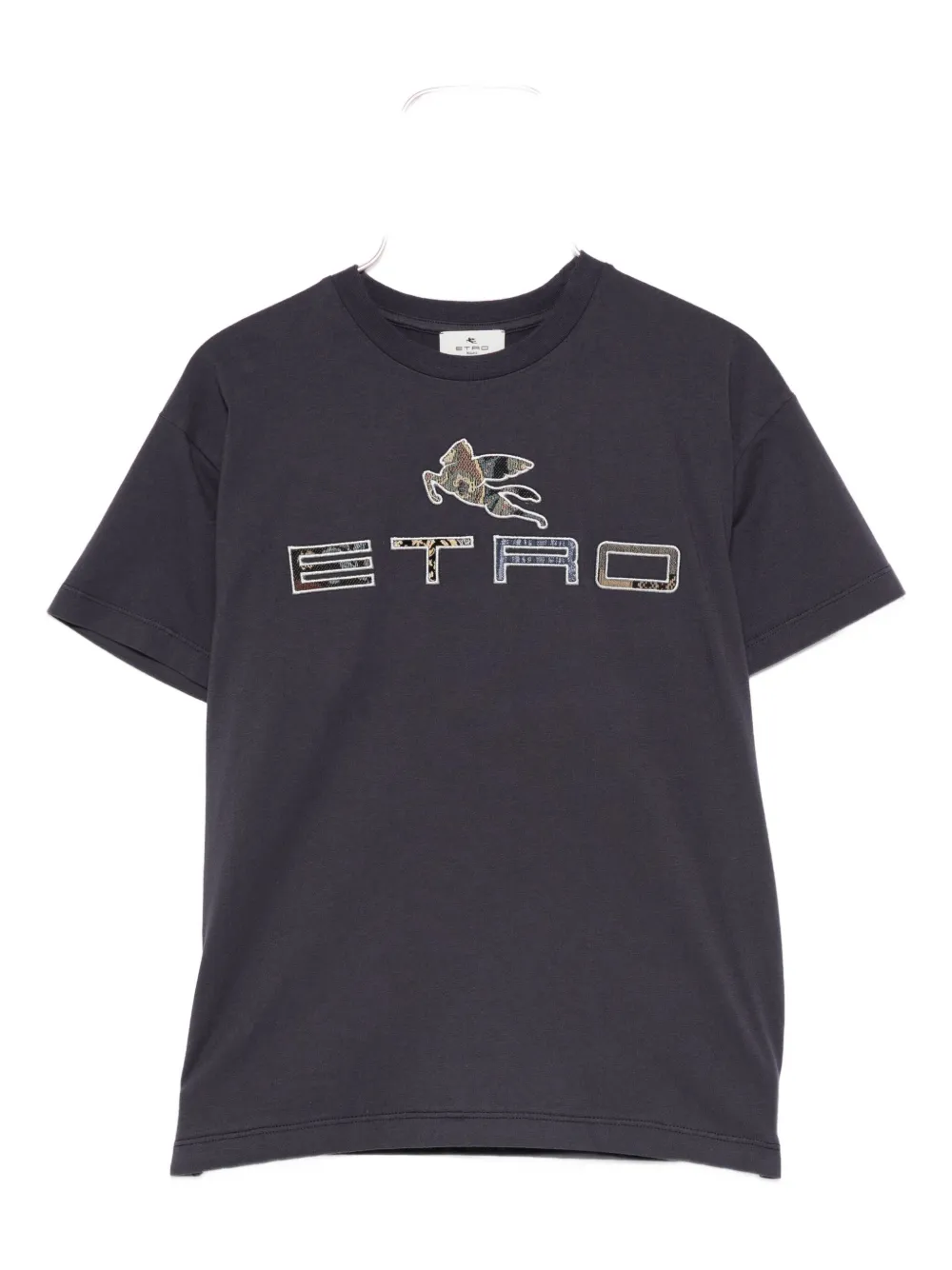 ETRO KIDS Pegasus-motif cotton T-shirt - Blu