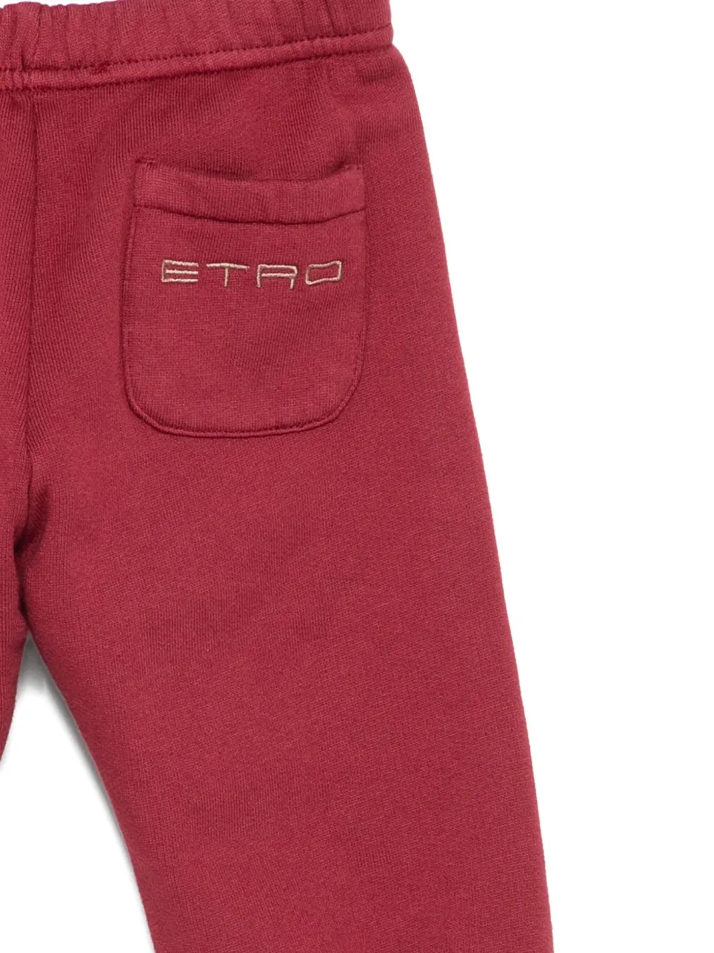 ETRO KIDS Trainingsbroek met geborduurd logo Rood