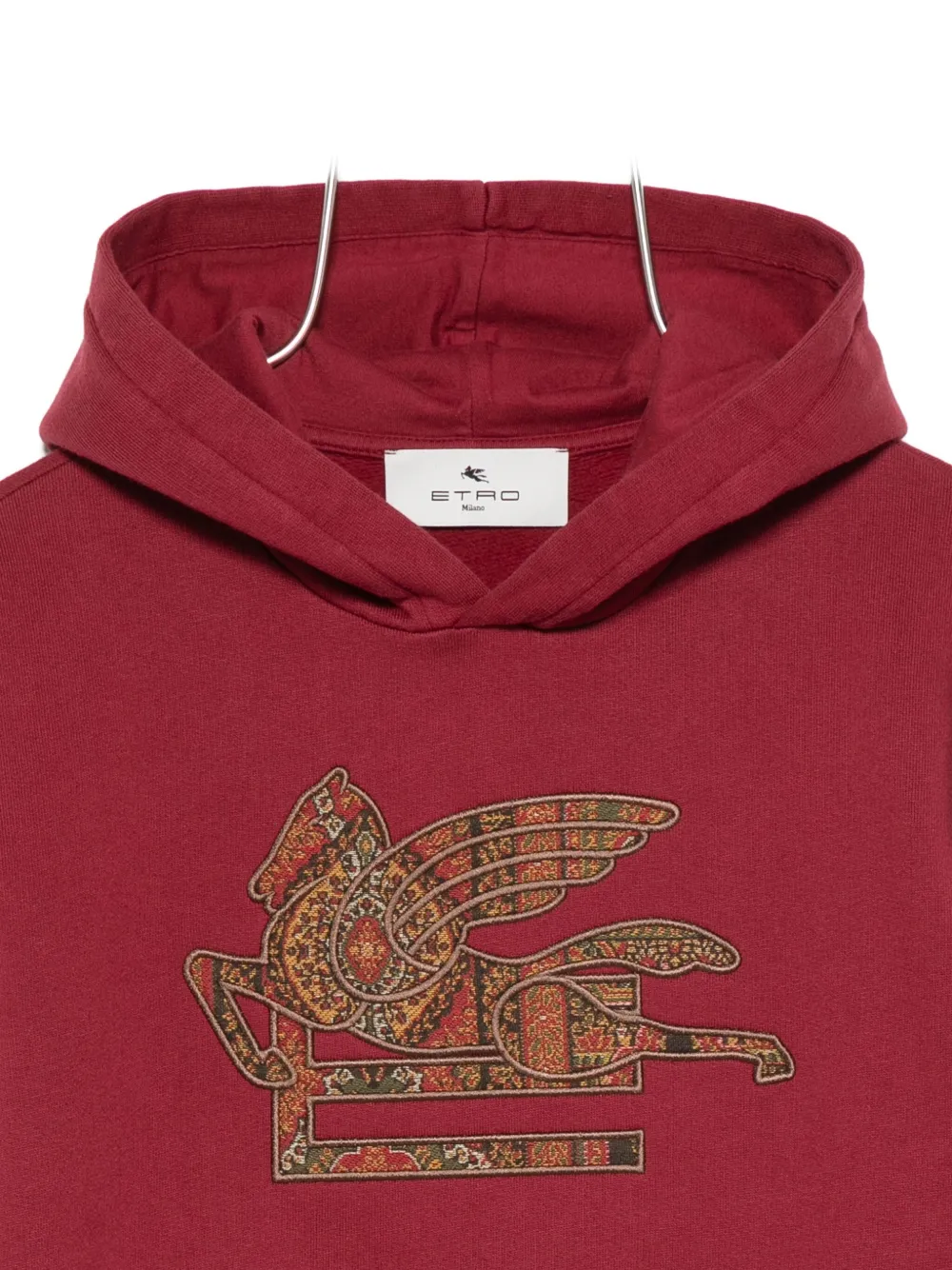 ETRO KIDS Pegasus-motif hoodie Rood