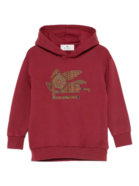 ETRO KIDS Pegasus-motif hoodie