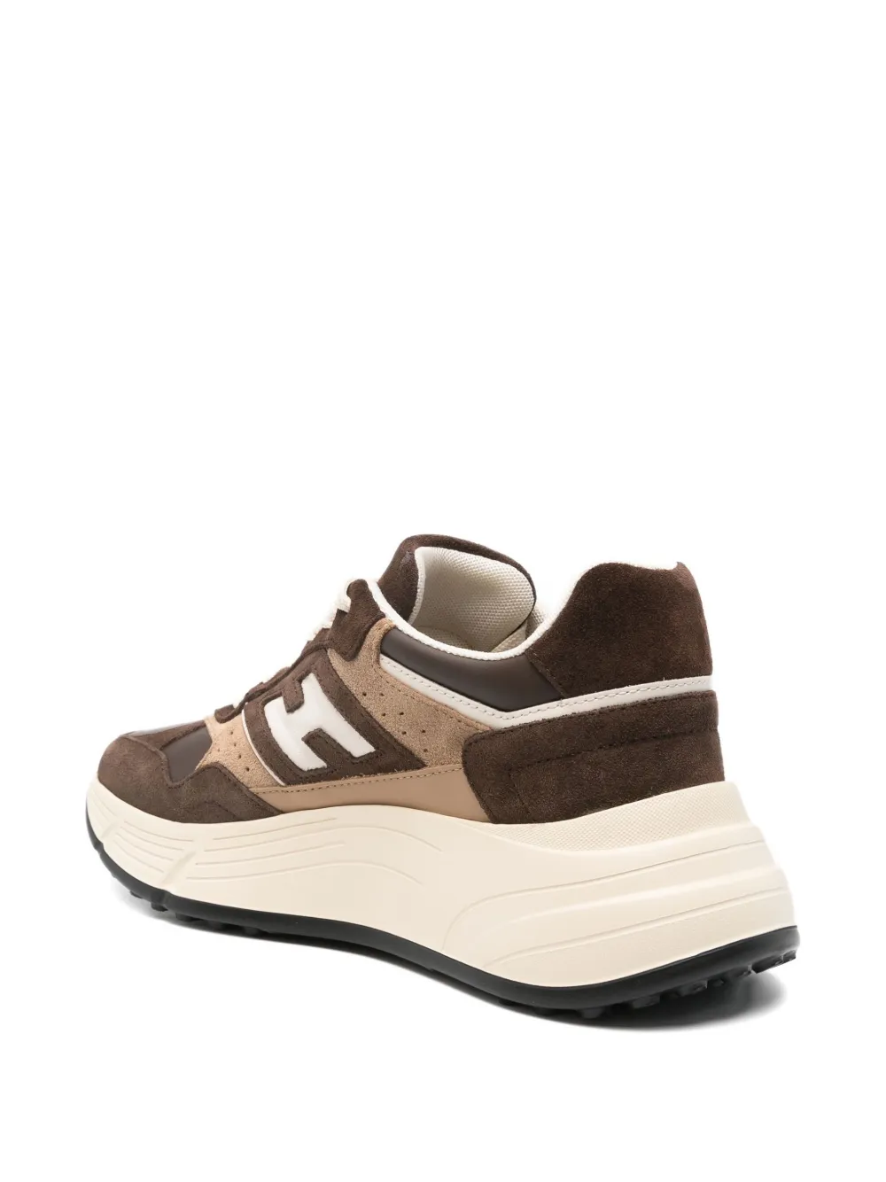 Hogan Hyperlight leren sneakers Bruin