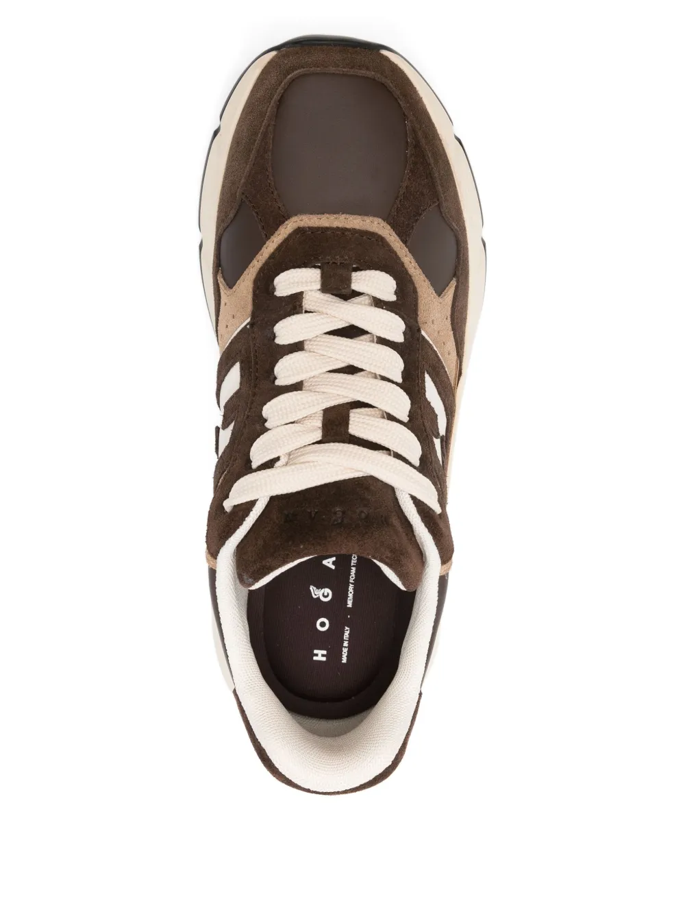 Hogan Hyperlight leren sneakers Bruin