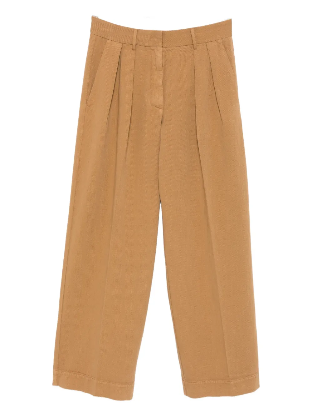 Forte cotton trousers Bruin