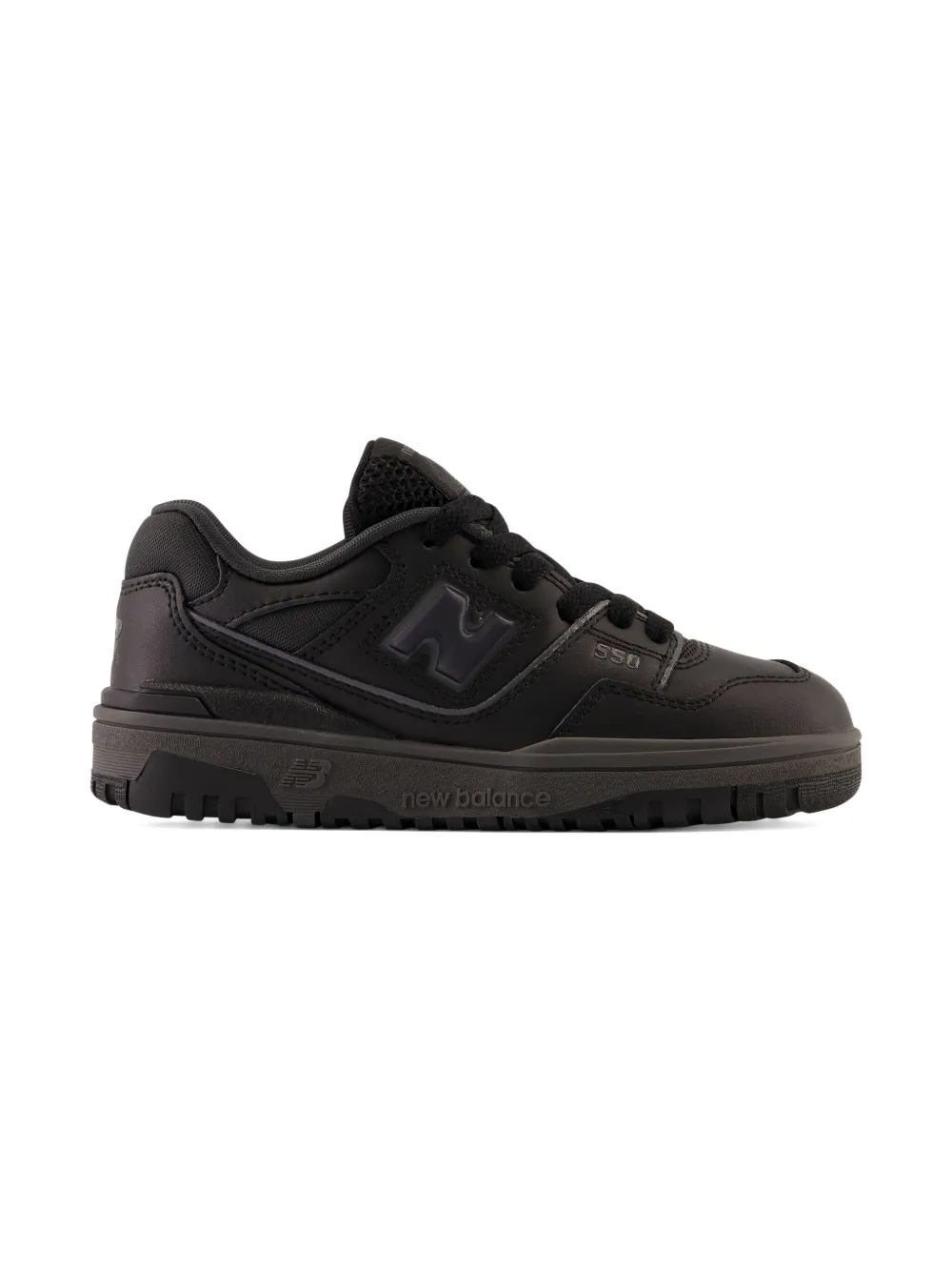 New Balance Kids 550 leren sneakers Zwart