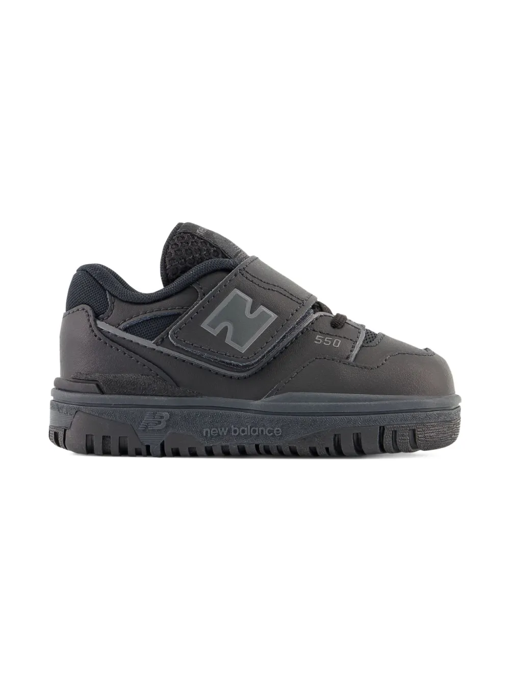 New Balance Kids 550 sneakers met bungee-veters Zwart