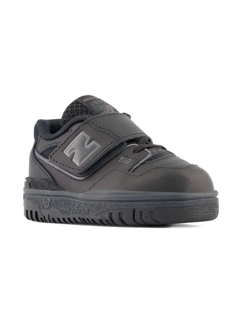 New Balance Kids 550 sneakers met bungee-veters Zwart