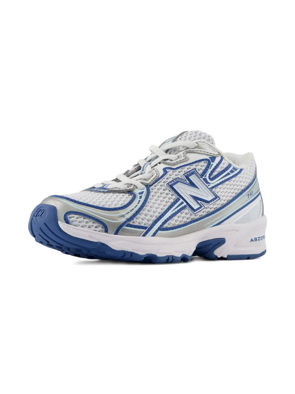 New Balance Kids 740 sneakers met bungee-veters - Wit