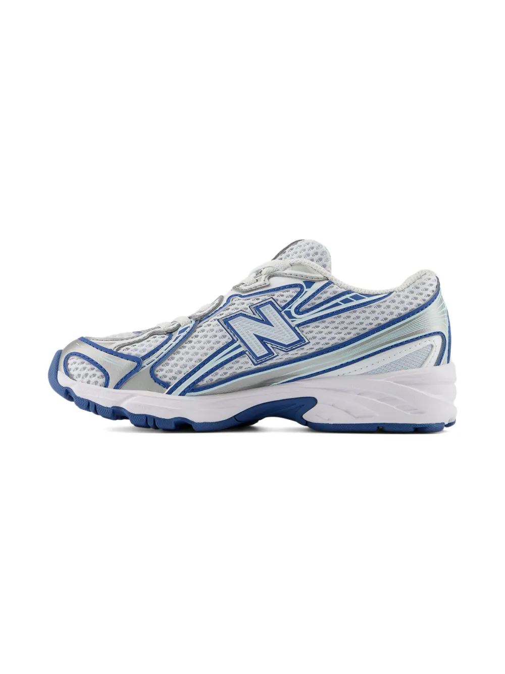 New Balance Kids 740 sneakers met bungee-veters Wit