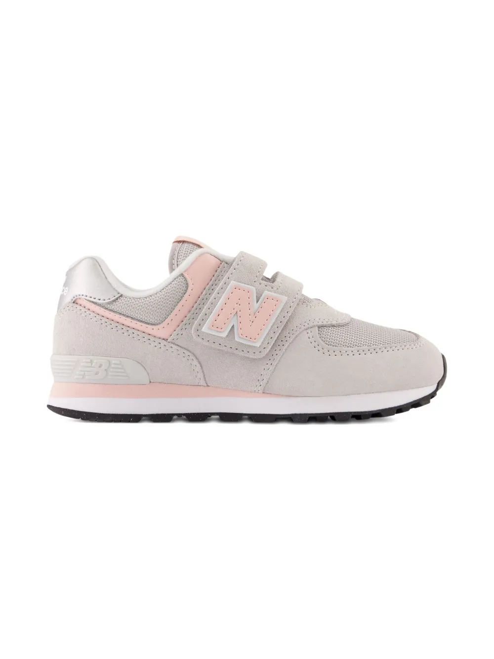 New Balance Kids 574 Core Hook & Loop sneakers Grijs