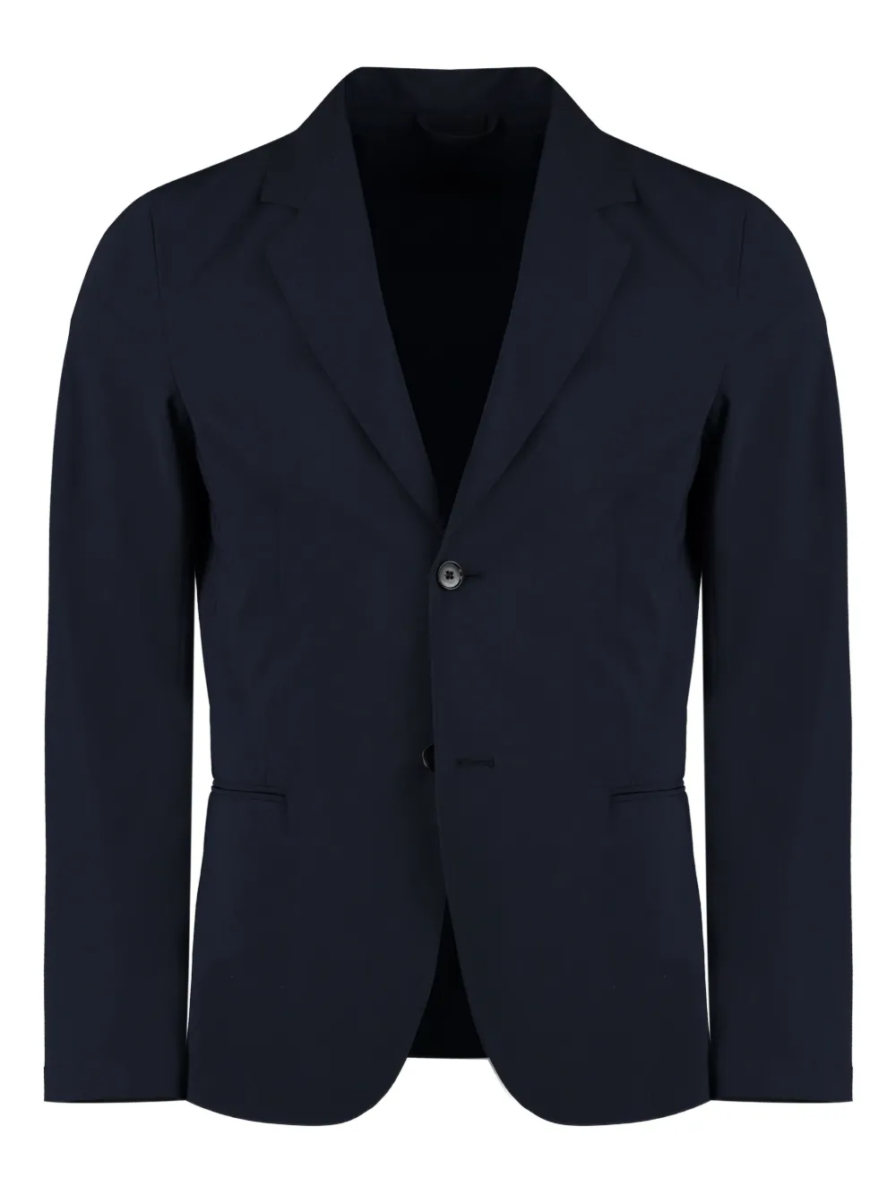 THE (Alphabet) lapel welt-pocket jacket | Black | Image 1