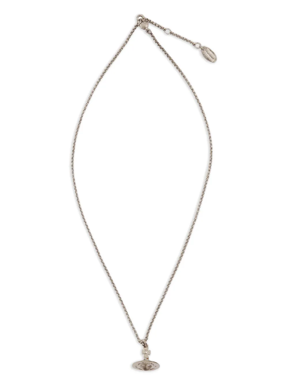 Vivienne Westwood Orb-embellished Chain Necklace In Silver