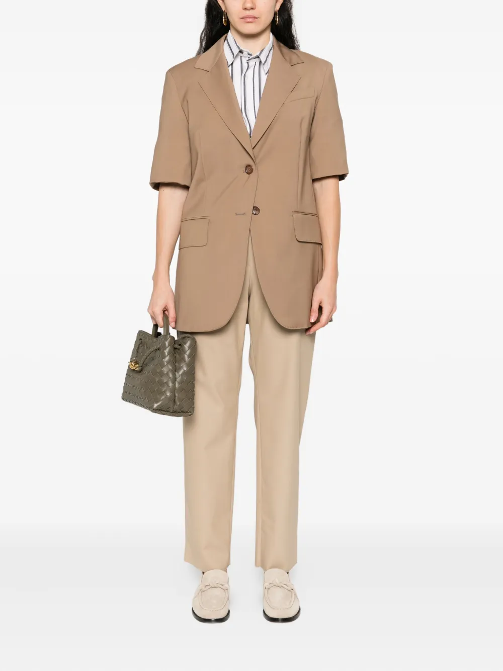 Max Mara OTTUSO short-sleeve notched-lapel blazer | Blazers | Image 2