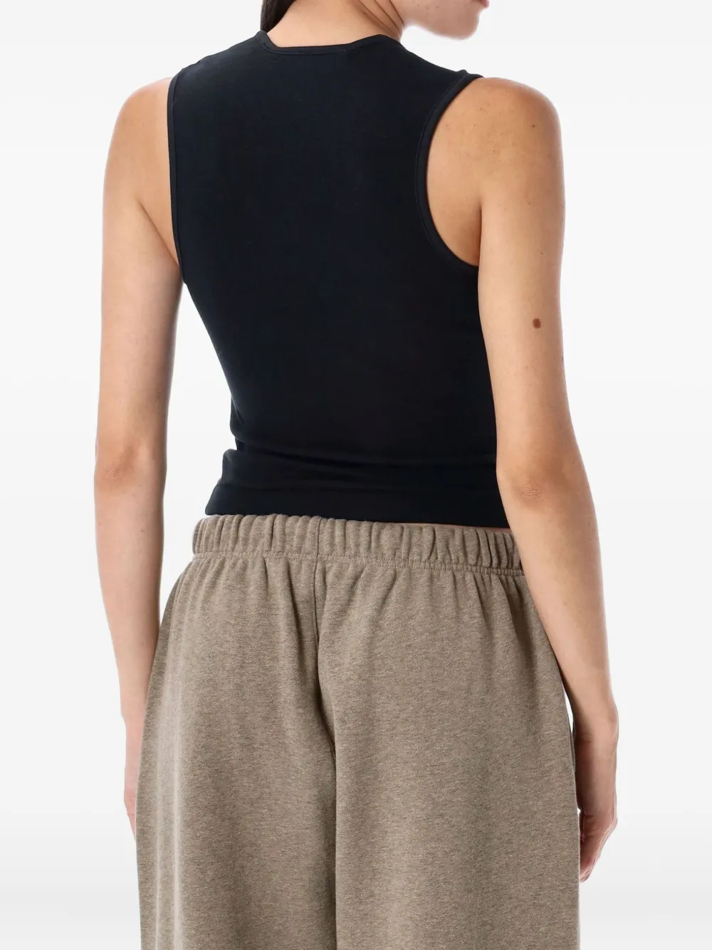 FEAR OF GOD ESSENTIALS rib-knit tank top Zwart