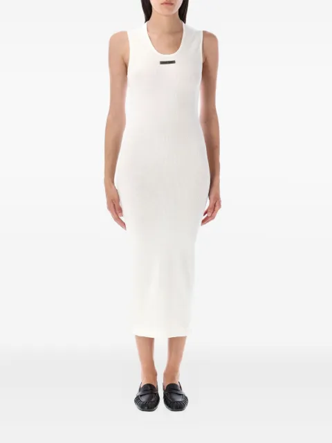 FEAR OF GOD ESSENTIALS ribbed midi dress