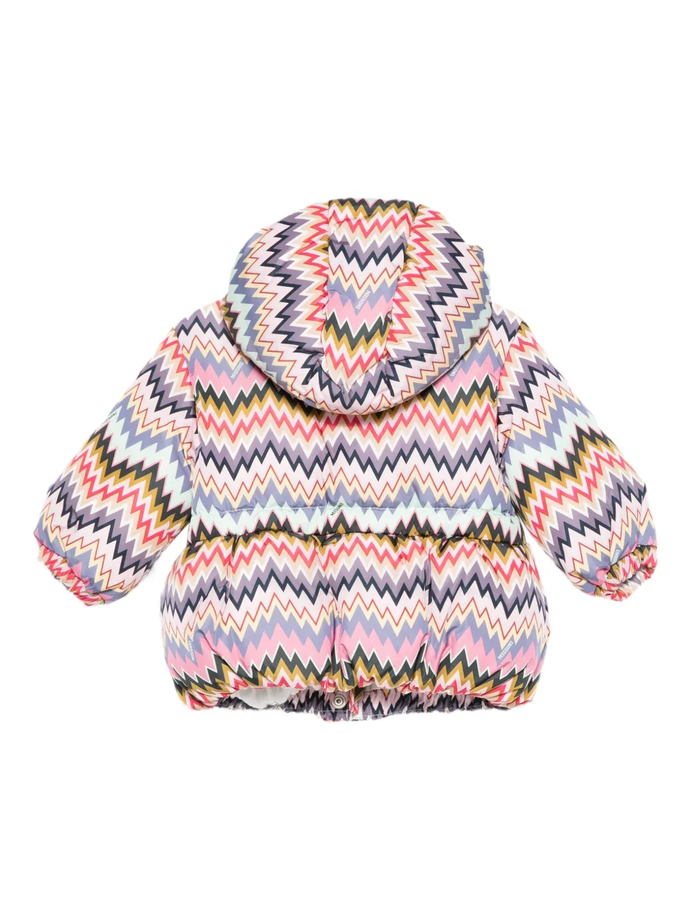 Missoni Kids chevron-pattern hooded jacket | Padded Jackets | Image 2