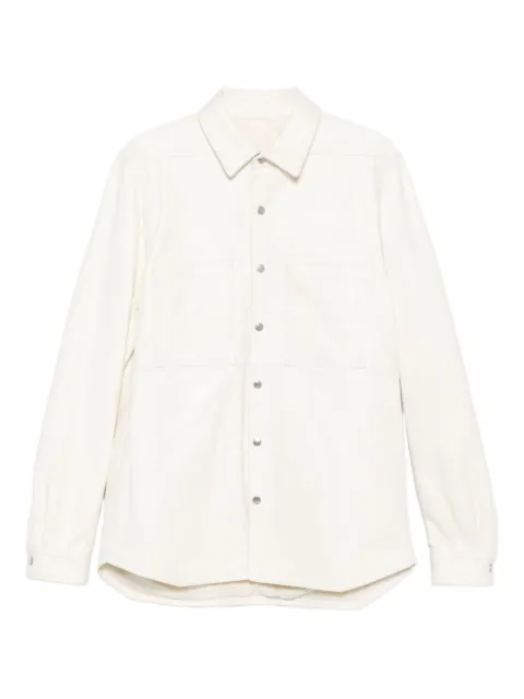 Rick Owens button-fastening flap-pocket jacket
